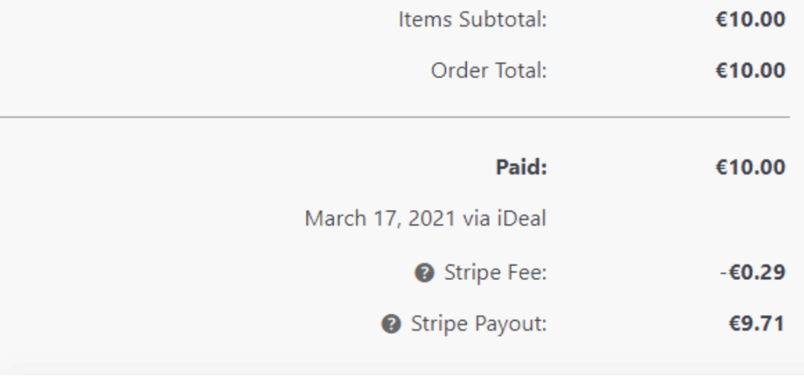 transaction Fee to WooCommerce orders