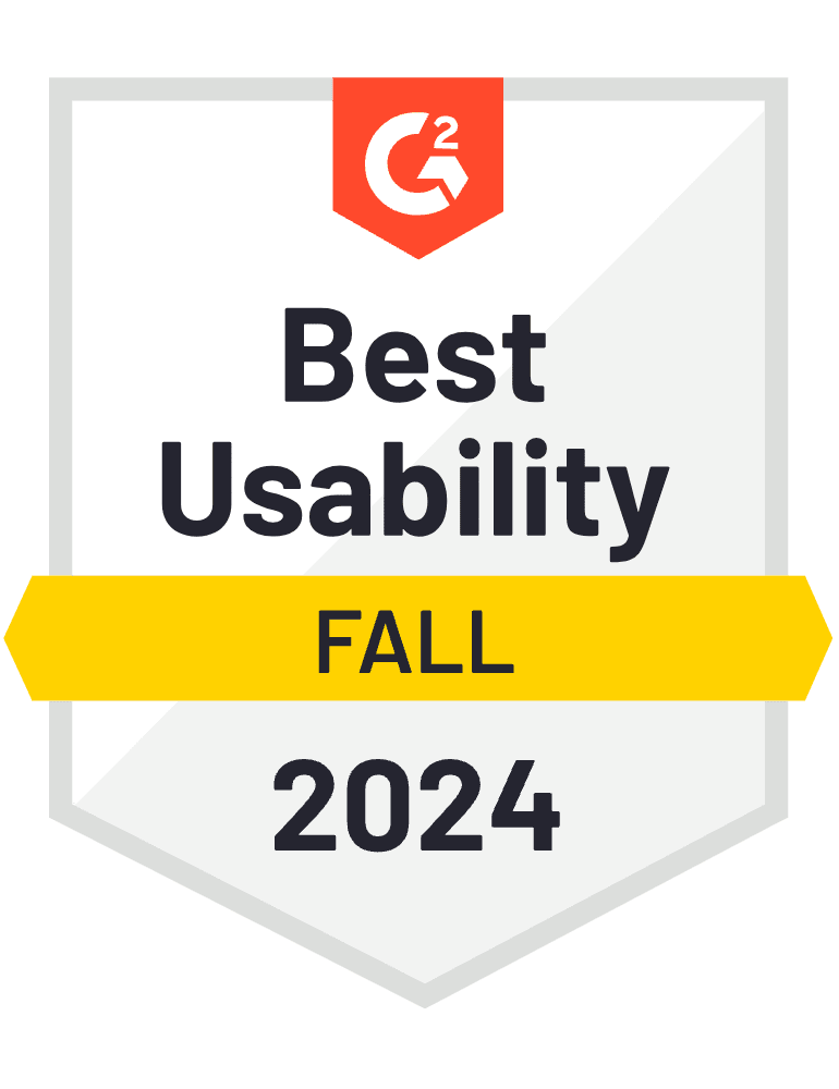 G2 Fall 2024 Best usability