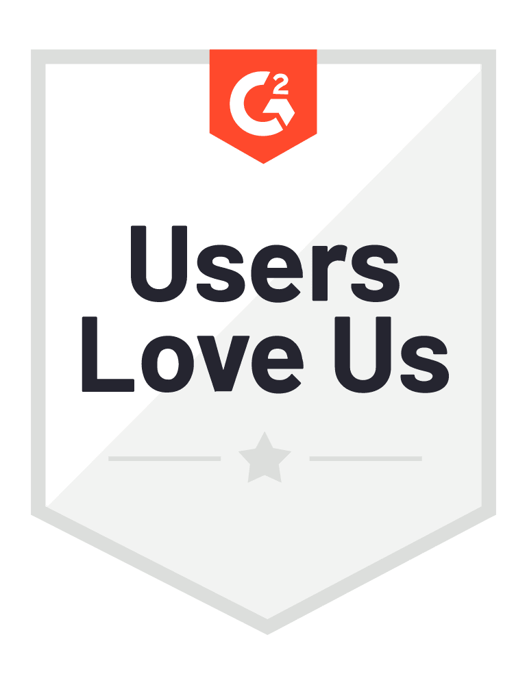 G2 Badge MyWorks - Users Love Us