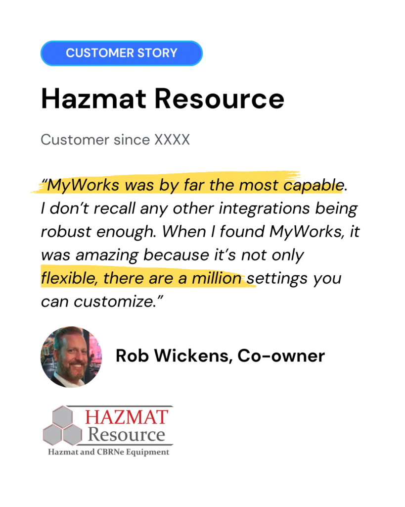 Hazmat Resource - MyWorks Customer Story
