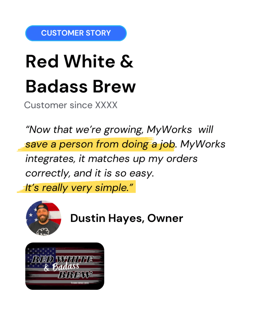Red White & Badass Brew - MyWorks Customer Story