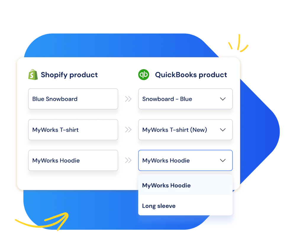 Map your products