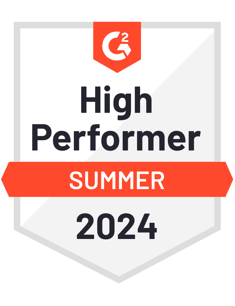 G2 Badge - High Performer - Summer 2024