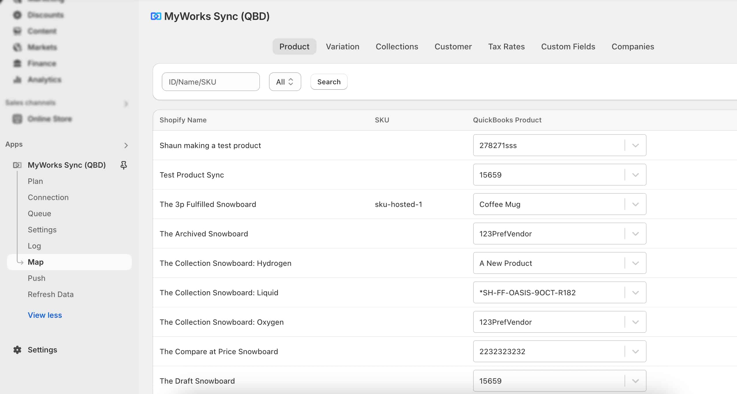 MyWorks QBS Transaction Syncing