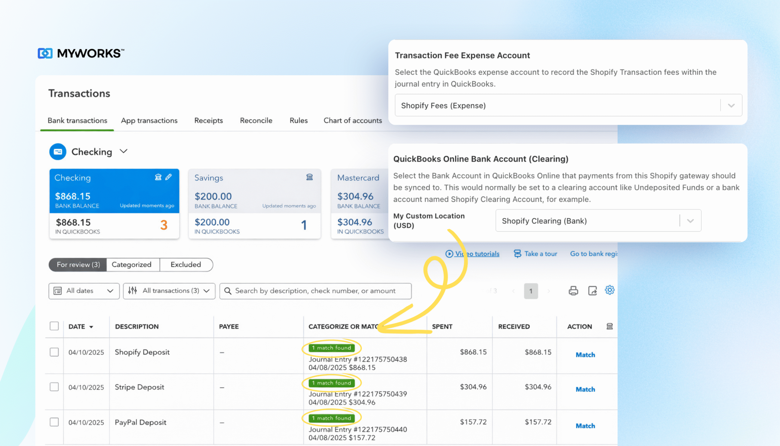 QuickBooks Payout Mismatch