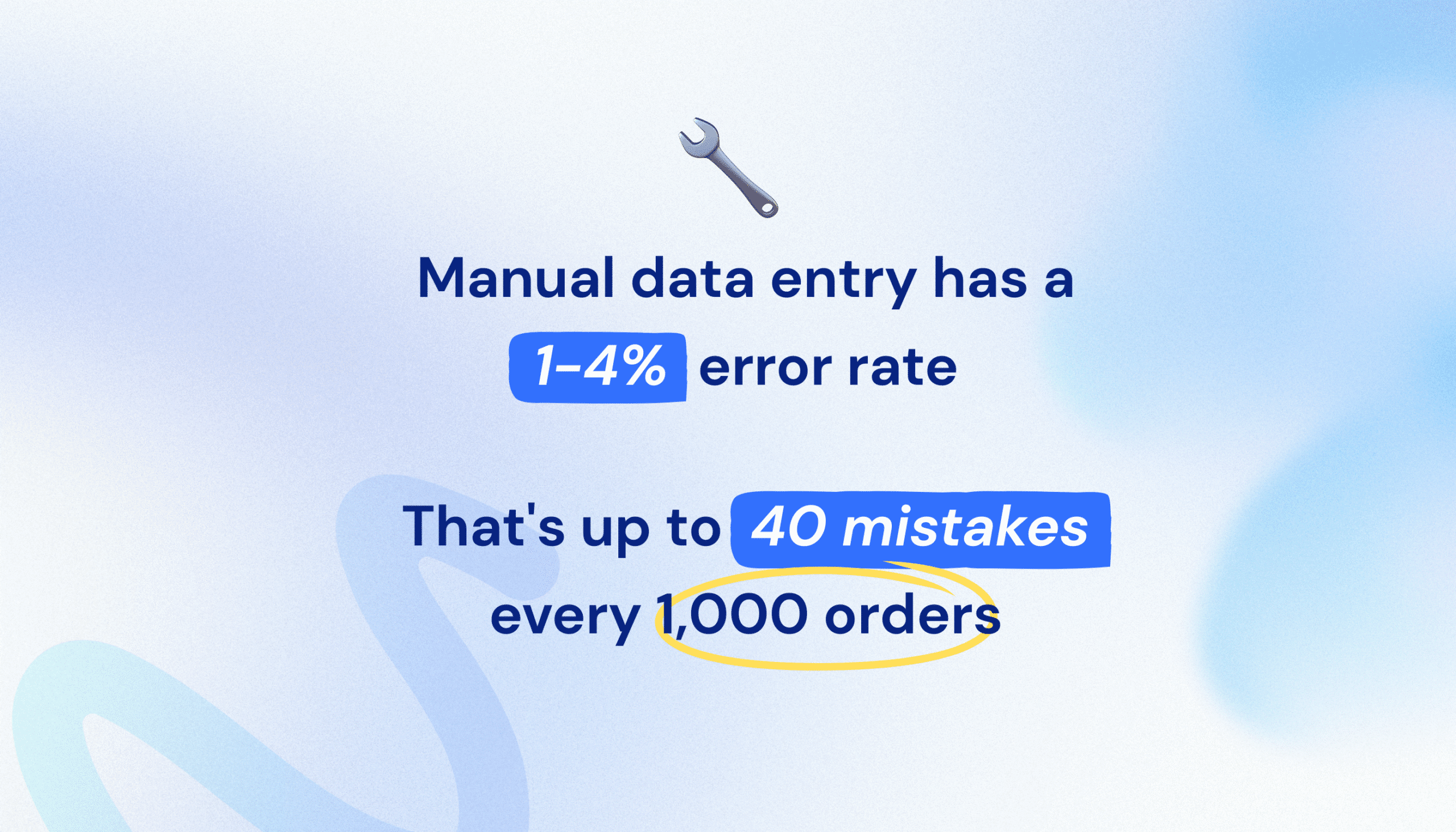 Manual Data Error Rate