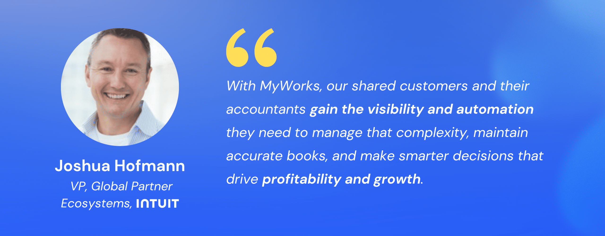 MyWorks QuickBooks Partnership