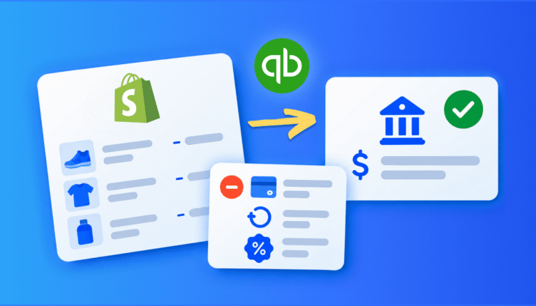 How to reconcile shopify in quickbooks