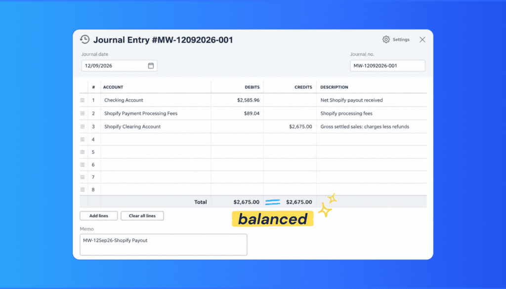 How MyWorks Automates Shopify Payout Reconciliation